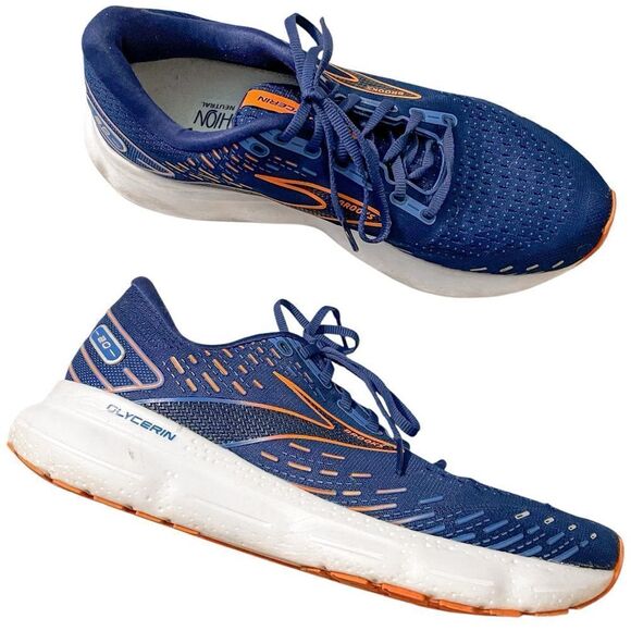 Brooks Other - Brooks Glycerin 20 Running Shoes Blue Orange 11
